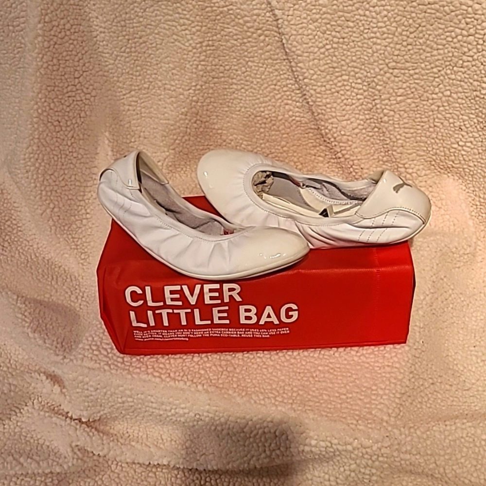 Puma leather ballet flats 9.5